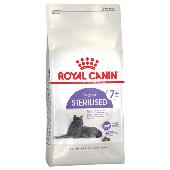 Royal Canin Regular Sterilised 7+ Ξηρά Τροφή για Ενήλικες Στειρωμένες Γάτες με Πουλερικά 400gr