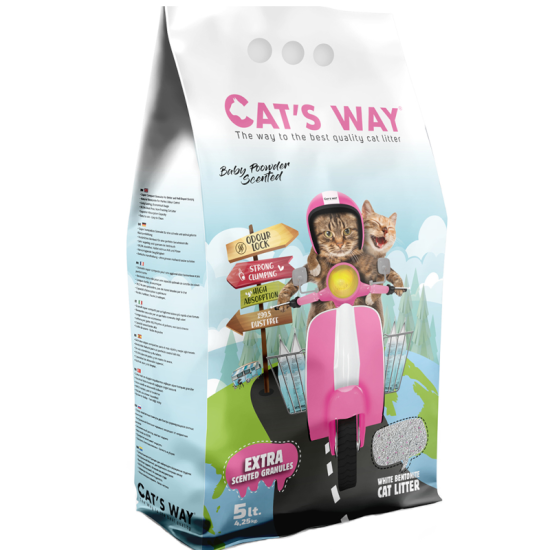 Cat’s Way Baby Powder Άμμος Γάτας 5lt Cat’s Way Baby Powder Άμμος Γάτας 5lt