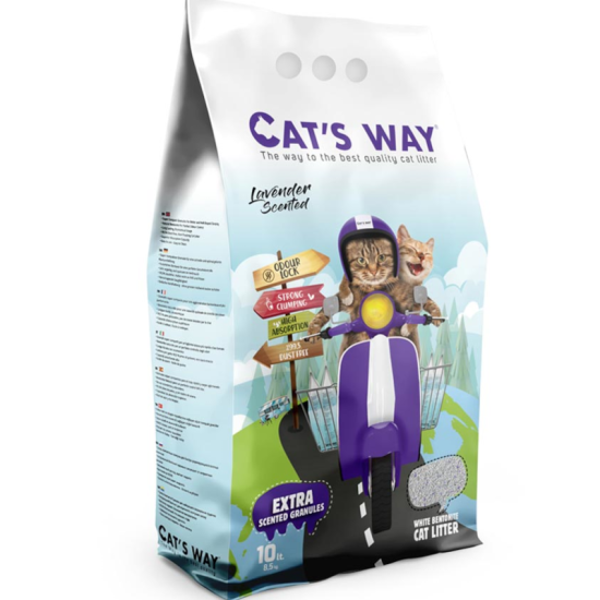 Cat’s Way Levander Άμμος Γάτας 5lt Cat’s Way Levander Άμμος Γάτας 5lt
