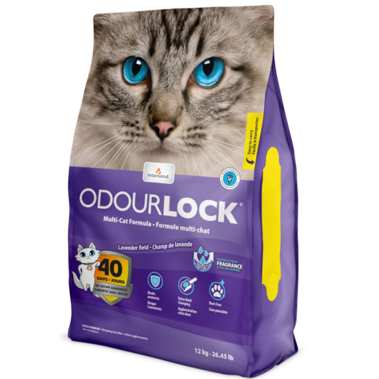Intersand Odourlock Lavender  Άμμος Γάτας 12kg