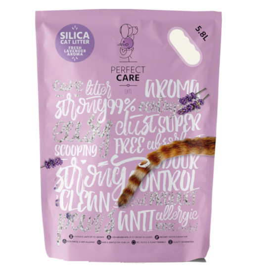 Perfect Care Silica Κρυσταλλική Άμμος Γάτας Λεβάντα 5.8lt Perfect Care Silica Κρυσταλλική Άμμος Γάτας Λεβάντα 5.8lt