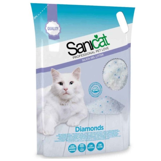 Sanicat Diamonds Άμμος Γάτας 15lt Sanicat Diamonds Άμμος Γάτας 15lt