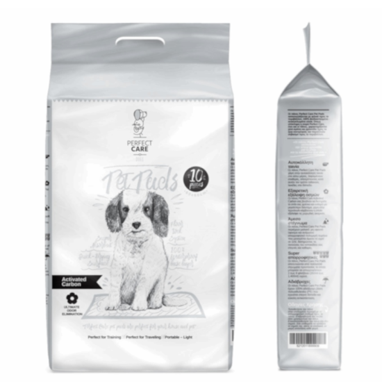 Perfect Care Πάνες Carbon Με Αυτοκόλλητη ταινία 60x60 10τεμ