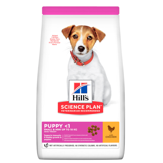 Hill's Science Plan Puppy Small & Mini για Σκύλους με Κοτόπουλο 3kg (2,5kg+500gr Δώρο) Hill's Science Plan Puppy Small & Mini για Σκύλους με Κοτόπουλο 3kg (2,5kg+500gr Δώρο)