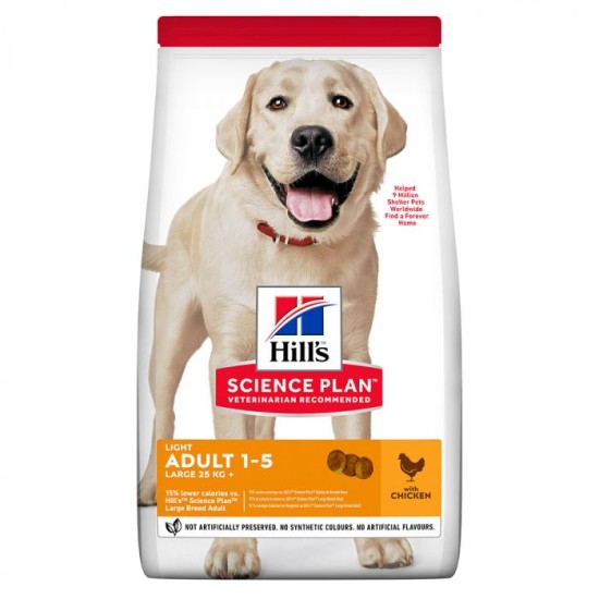 Hill's Science Plan Canine Adult Light Large Breed με Κοτόπουλο 14Kg Hill's Science Plan Canine Adult Light Large Breed με Κοτόπουλο 14Kg