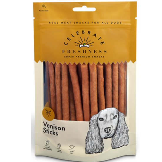 Celebrate Freshness Λιχουδιές Σκύλου Venison Sticks 100gr Celebrate Freshness Λιχουδιές Σκύλου Venison Sticks 100gr