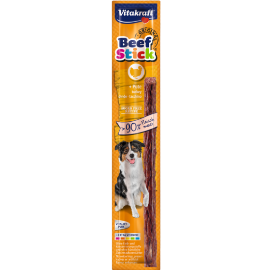 Vitakraft Beef Sticks Λιχουδιές Σκύλου με Γαλοπούλα 12gr Vitakraft Beef Sticks Λιχουδιές Σκύλου με Γαλοπούλα 12gr