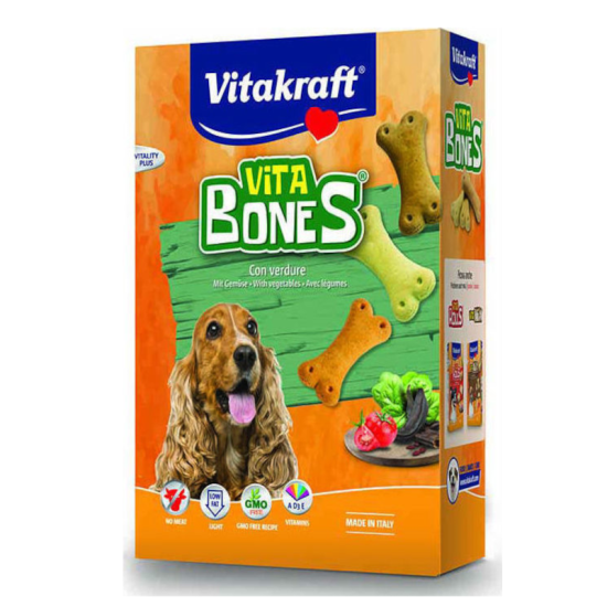Vitakraft VitaBones Τραγανά μπισκότα 400gr Vitakraft VitaBones Τραγανά μπισκότα 400gr