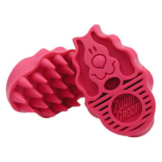 Kong Zoom Groom Pink Βούρτσα Σκύλου