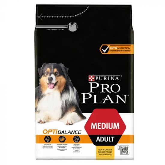 Pro Plan Adult Medium Optibalance 3kg Pro Plan Adult Medium Optibalance 3kg