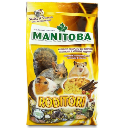 Manitoba Roditori Πλήρης Τροφή για Τρωκτικά 1kg