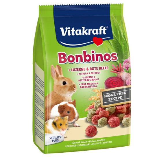 Vitakraft Bonbinos Με Καρότα Για Μικρά Ζώα 40gr Vitakraft Bonbinos Με Καρότα Για Μικρά Ζώα 40gr