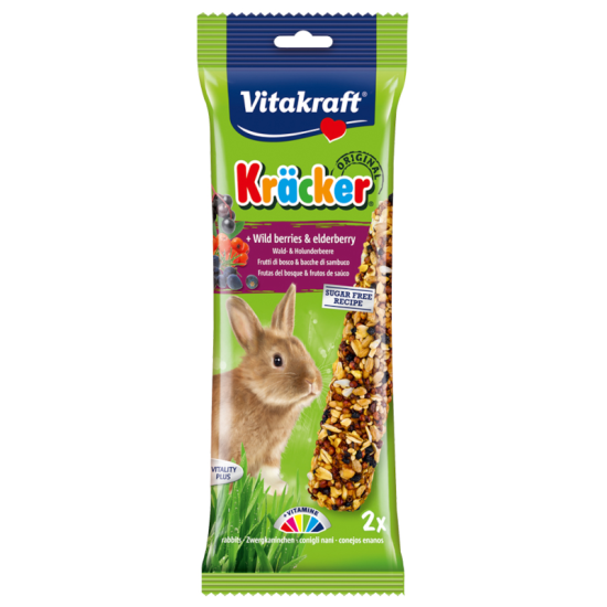 Vitakraft Kracker Duo Άγρια Μούρα για Κουνέλια 2τεμ Vitakraft Kracker Duo Άγρια Μούρα για Κουνέλια 2τεμ