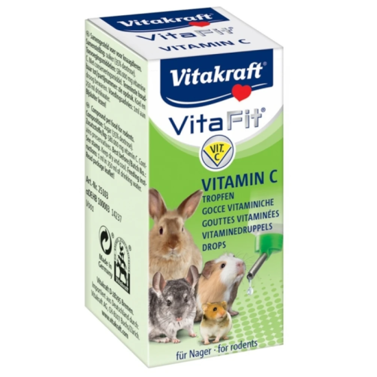 Vitakraft Rodent’s Vita Fit® Vitamin C – Σταγόνες Βιταμίνης C 10ml
