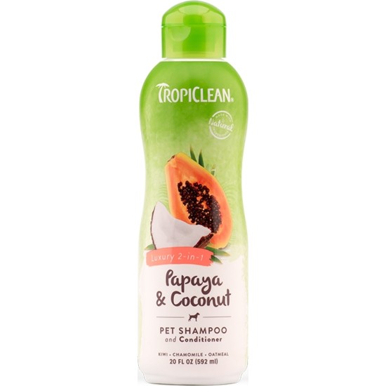 Tropiclean Shampoo Papaya & Coconut 592ml Tropiclean Shampoo Papaya & Coconut 592ml