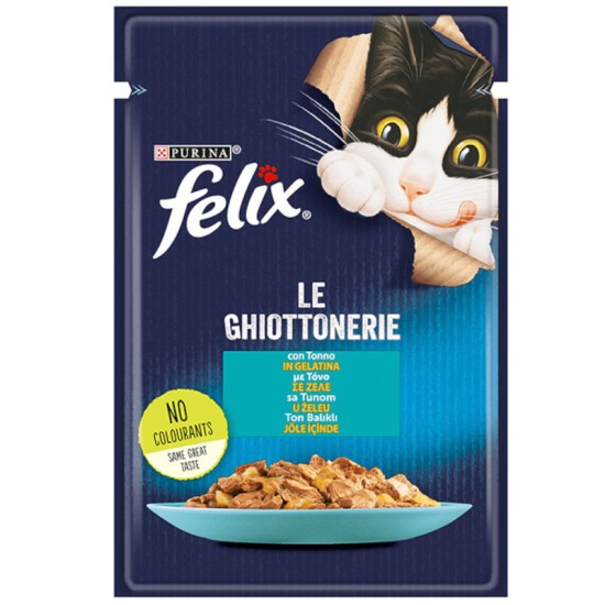 Purina Felix Le Ghiottonerie Φακελάκι Γάτας Με Τόνο 85gr