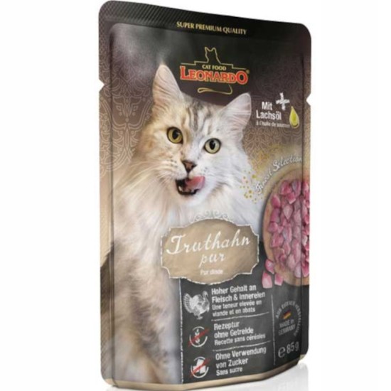 LEONARDO Finest Selection Pouches Γαλοπούλα 85gr