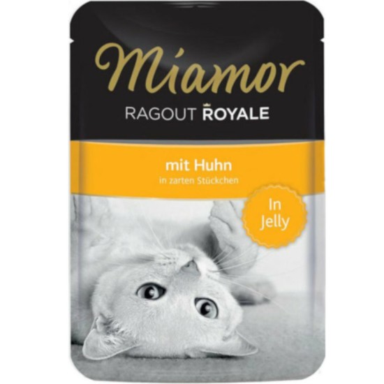 Miamor Feine Filets Jelly Υγρή Τροφή για Ενήλικες Γάτες σε Φακελάκι με Κοτόπουλο σε Ζελέ 100gr Miamor Feine Filets Jelly Υγρή Τροφή για Ενήλικες Γάτες σε Φακελάκι με Κοτόπουλο σε Ζελέ 100gr