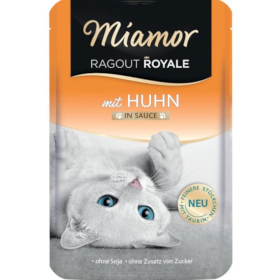 Miamor Ragout Royale Sauce Υγρή Τροφή για Ενήλικες Γάτες σε Φακελάκι με Κοτόπουλο 100gr Miamor Ragout Royale Sauce Υγρή Τροφή για Ενήλικες Γάτες σε Φακελάκι με Κοτόπουλο 100gr