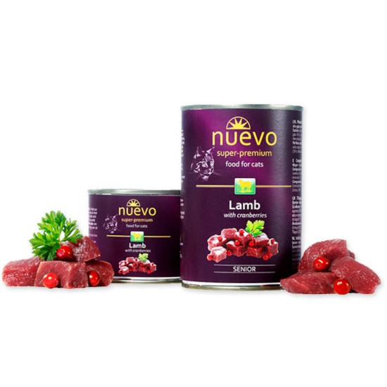 Nuevo Cat Senior Αρνί 400gr