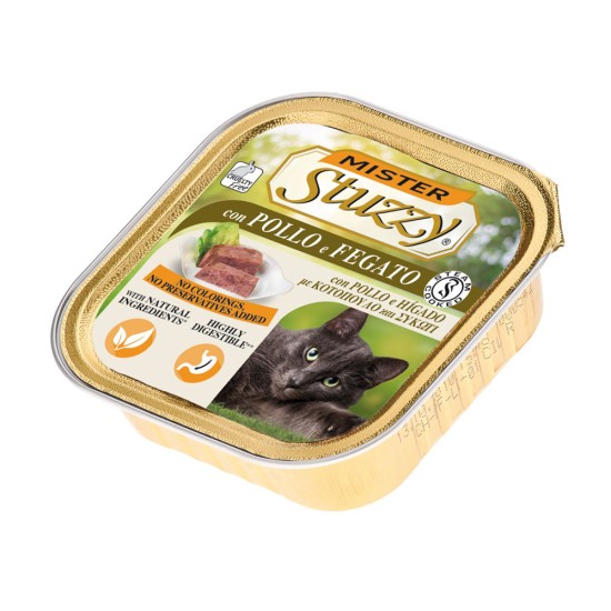 Stuzzy Cat Adult Κοτόπουλο & Συκώτι 100gr